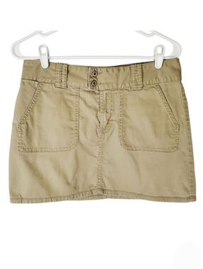 2230 * Sideout Corduroy Mini Skirt Tan Beige Size Unknown Vintage 90s Y2K